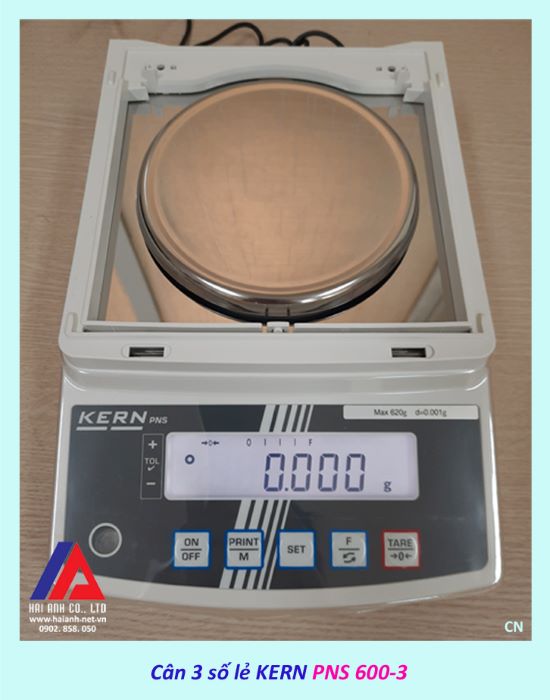 Cân kỹ thuật 3 số lẻ KERN PNS 600-3 Cân kỹ thuật 3 số lẻ KERN PNS 600-3