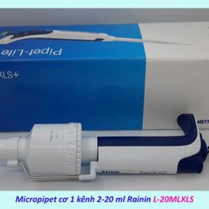 Micropipet cơ 1 kênh Mettler Toledo RAININ L-20MLXLS
